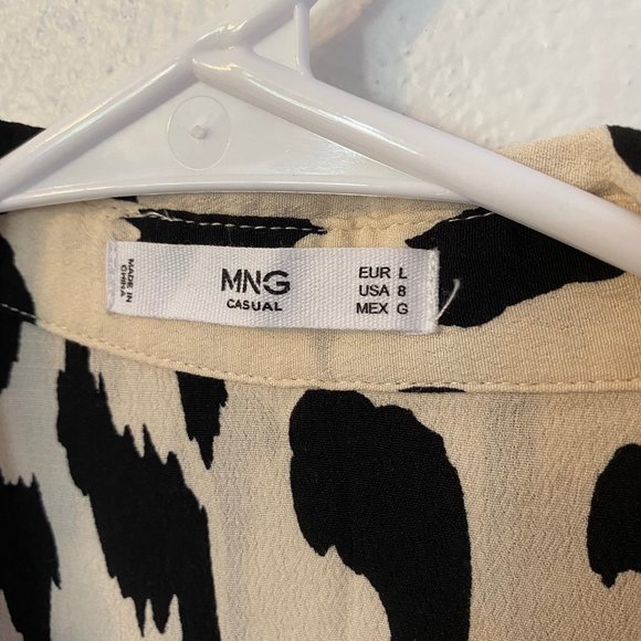 MANGO leopard top - Picture 3 of 3